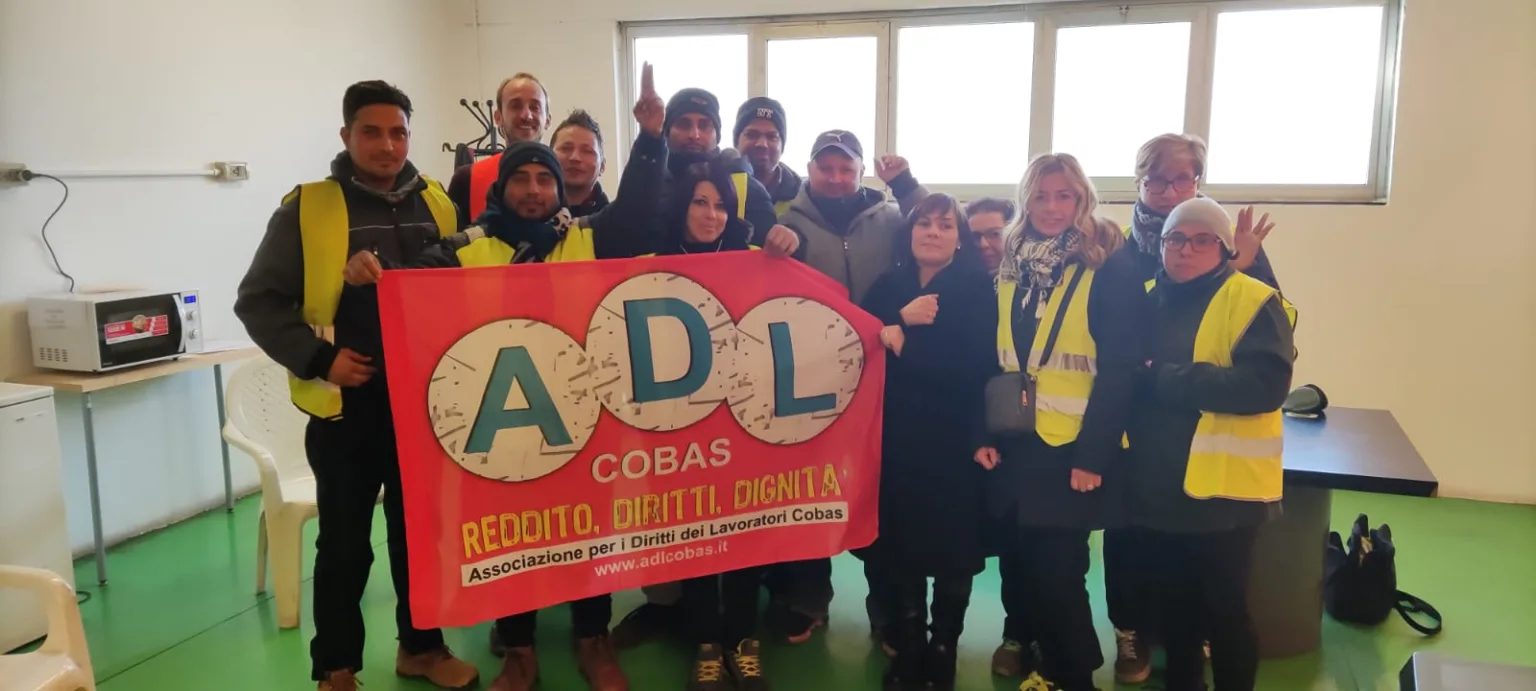 Sindacato di Base ADL Cobas - Cambio appalto a Cablog Rivalta Scrivia - Tortona