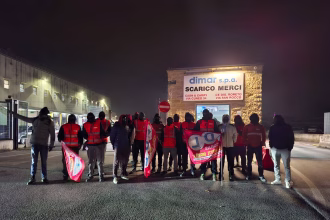 Sindacato di Base ADL Cobas - Sciopero al magazzino Dimar di Bra