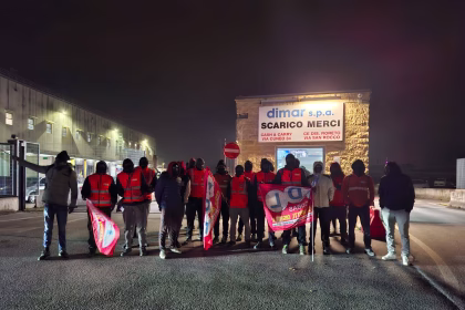 Sindacato di Base ADL Cobas - Sciopero al magazzino Dimar di Bra