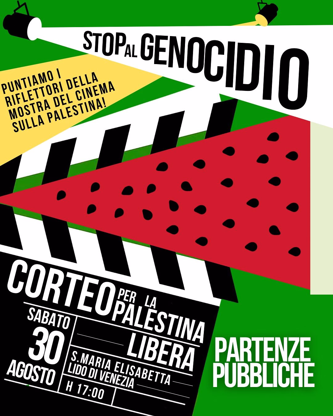 Sindacato di Base ADL Cobas - Stop al genocidio: 30 agosto manifestazione a Lido di Venezia
