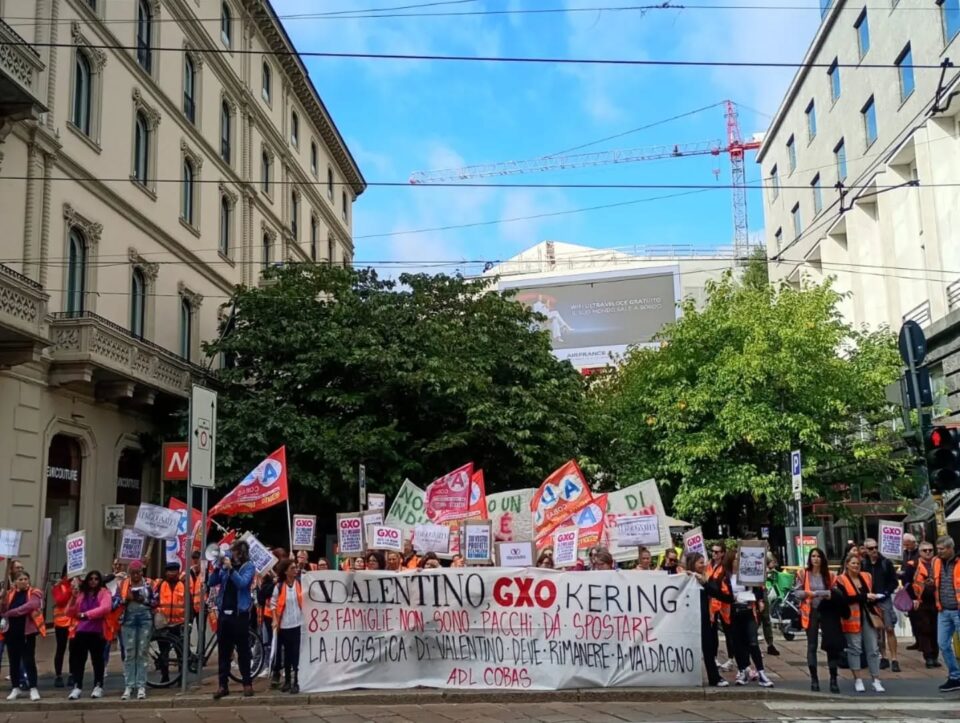 Sindacato di Base ADL Cobas - 83 persone su 109 a rischio licenziamento al magazzino logistico "VALENTINO" a Valdagno (notizia in continuo aggiornamento)
