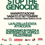 Sindacato di Base ADL Cobas - Alessandria torna in piazza: fermiamo il genocidio in Palestina!