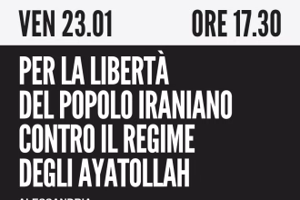 Sindacato di Base ADL Cobas - Venerdì 23 gennaio presidio ad Alessandria in solidarietà con il popolo iraniano