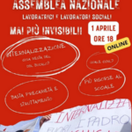 Sindacato di Base ADL Cobas - Lavoro Sociale: Quale internalizzazione? Quale contratto? Assemblea nazionale online 1 Aprile 2026