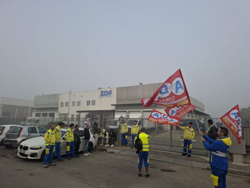 Sindacato di Base ADL Cobas - SDA Alessandria: i corrieri di SIC Europe scioperano per il rispetto degli orari di lavoro