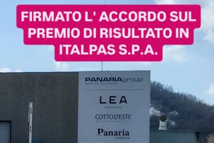 Sindacato di Base ADL Cobas - Ceramica Panaria: accordo raggiunto per il PDR ai lavoratori in appalto!